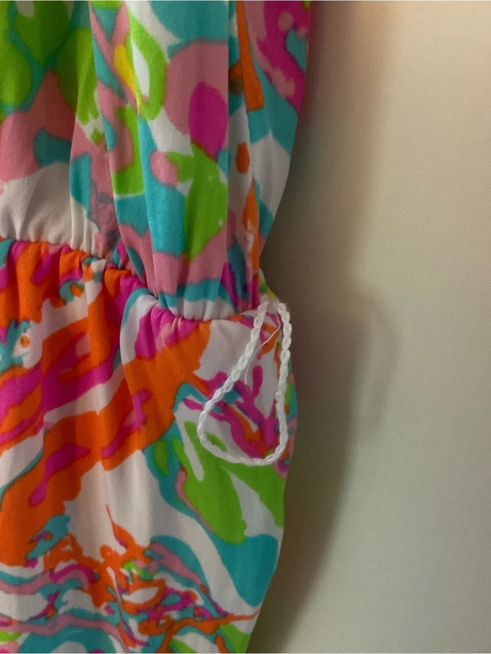 Lilly Pulitzer Deanna Romper Resort White Scuba To Cuba S NWT Preppy Summer